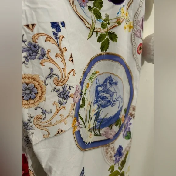 Anthropologie The Colette Wide Leg Cropped Pants by Maeve - Picture 4 of 13